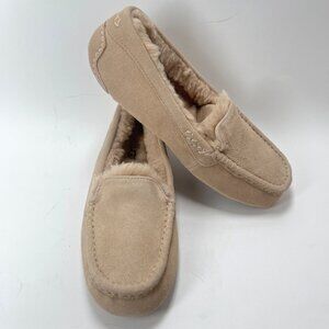 UGG Women Ansley Slippers Beige Suede Shoes mustard Seed In Neutral Size 8